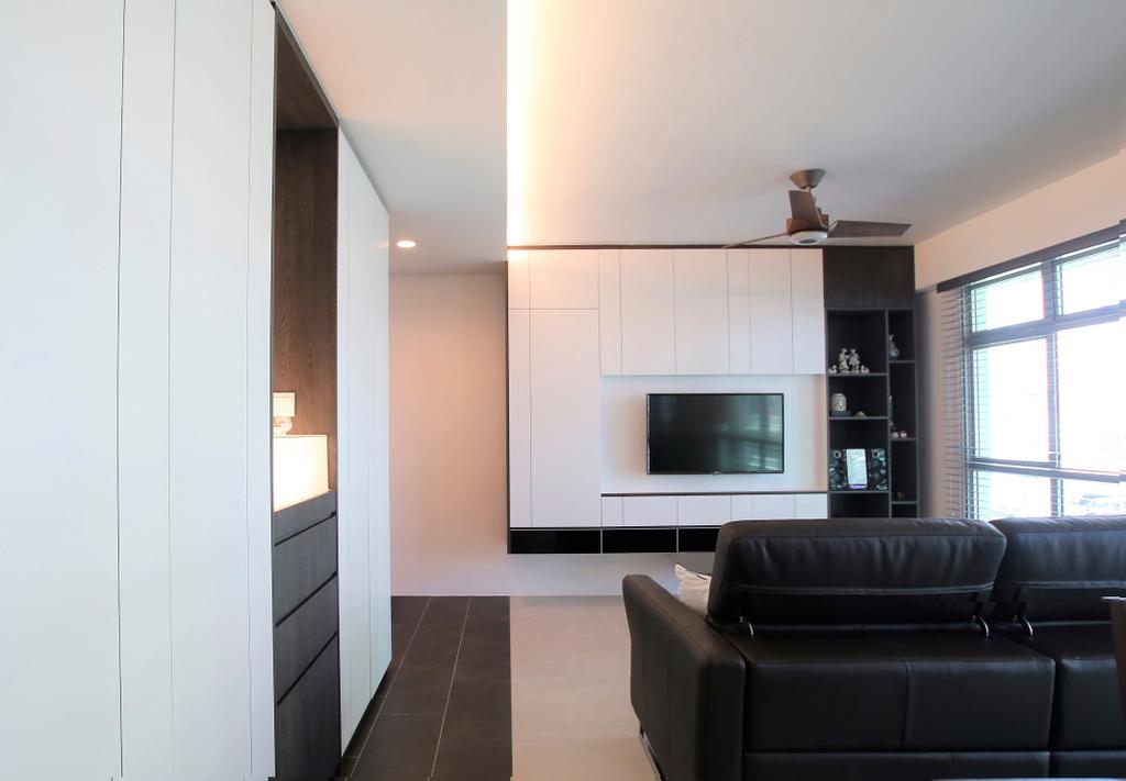 Contemporary, HDB, Living Room, Clementi, Interior Designer, Intrigue-d Design Consultancy