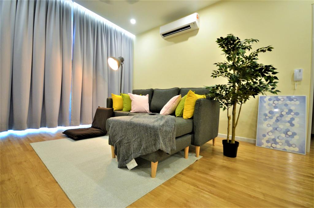Modern, Apartment, Living Room, Green Residence, Selangor, Interior Designer, Anwill Design Sdn Bhd