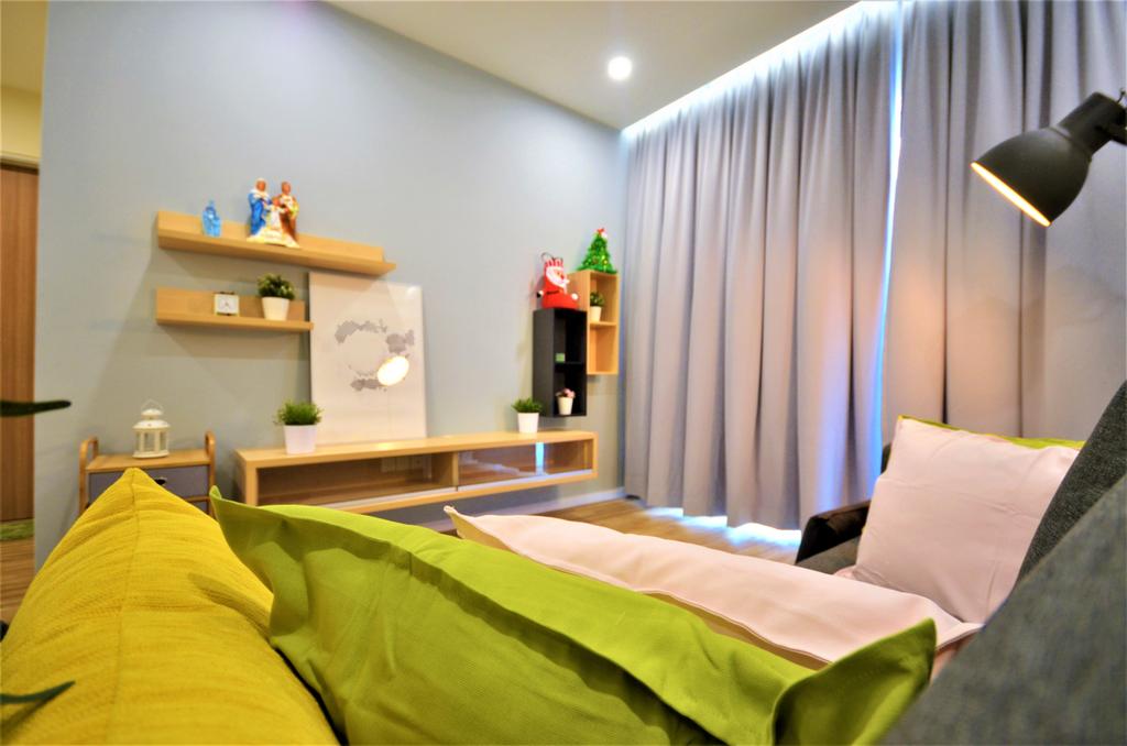 Modern, Apartment, Living Room, Green Residence, Selangor, Interior Designer, Anwill Design Sdn Bhd
