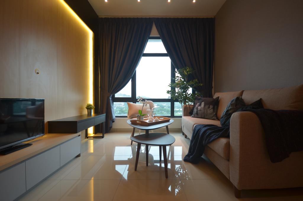 Contemporary, Apartment, Pearl Suria Residence, Kuala Lumpur, Interior Designer, Anwill Design Sdn Bhd