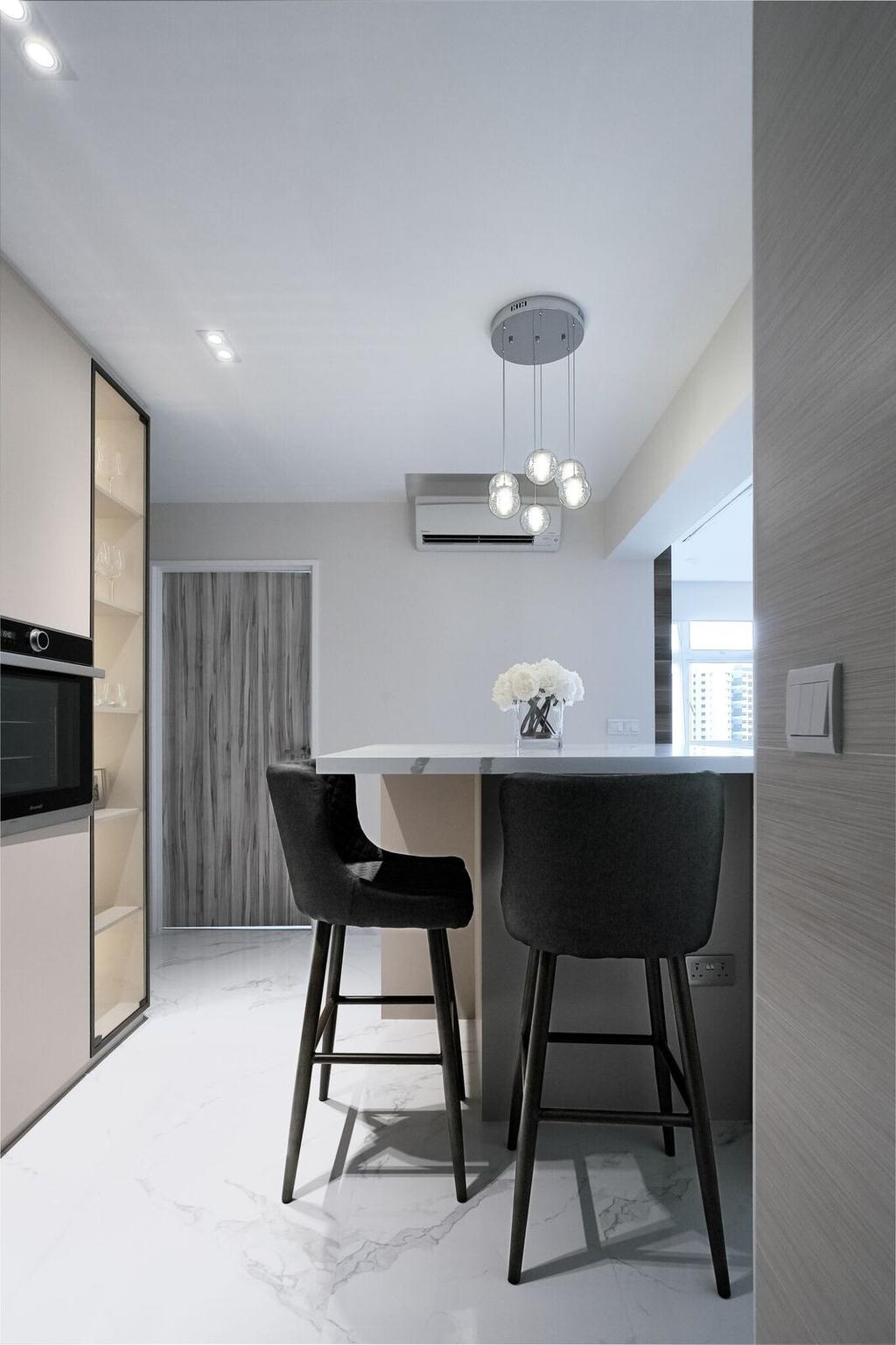 Contemporary, HDB, Dining Room, Bukit Batok Avenue 8, Interior Designer, Charlotte's Carpentry