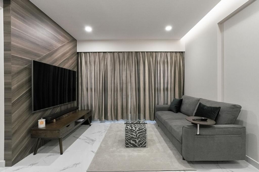 Contemporary, HDB, Living Room, Bukit Batok Avenue 8, Interior Designer, Charlotte's Carpentry