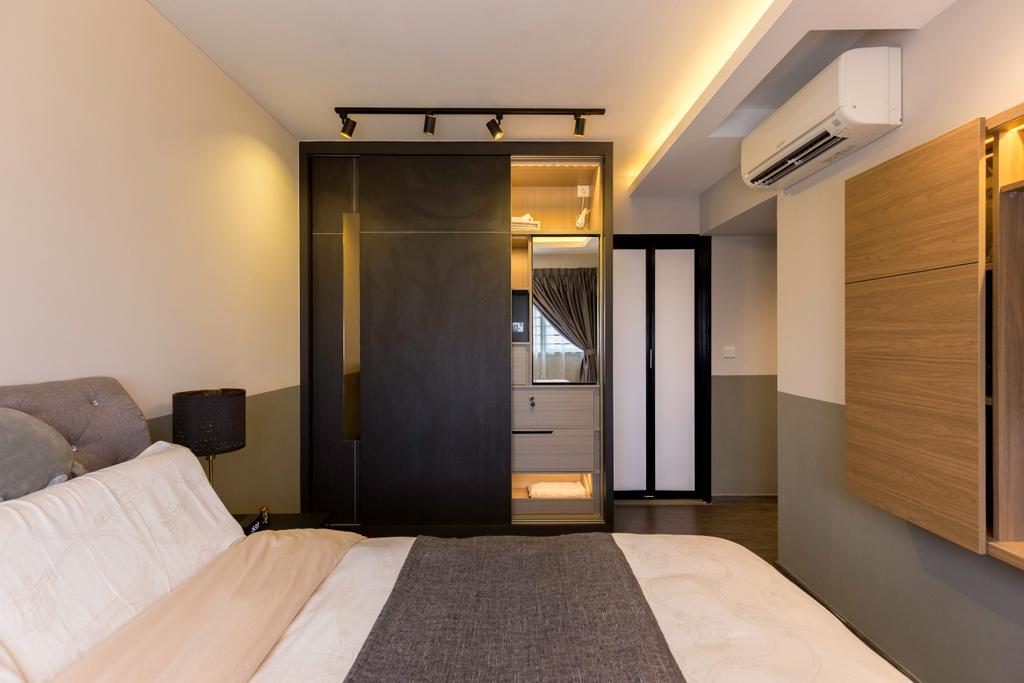 Contemporary, HDB, Bedroom, Sumang Lane, Interior Designer, Aestherior, Modern
