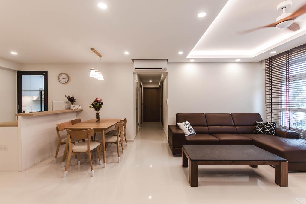 Contemporary, HDB, Living Room, Bukit Batok (Block 450B), Interior Designer, Space Atelier