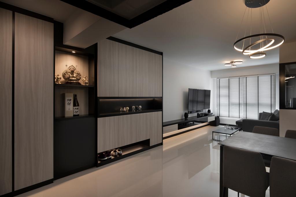 Contemporary, HDB, Living Room, Telok Blangah Street 31, Interior Designer, Aestherior