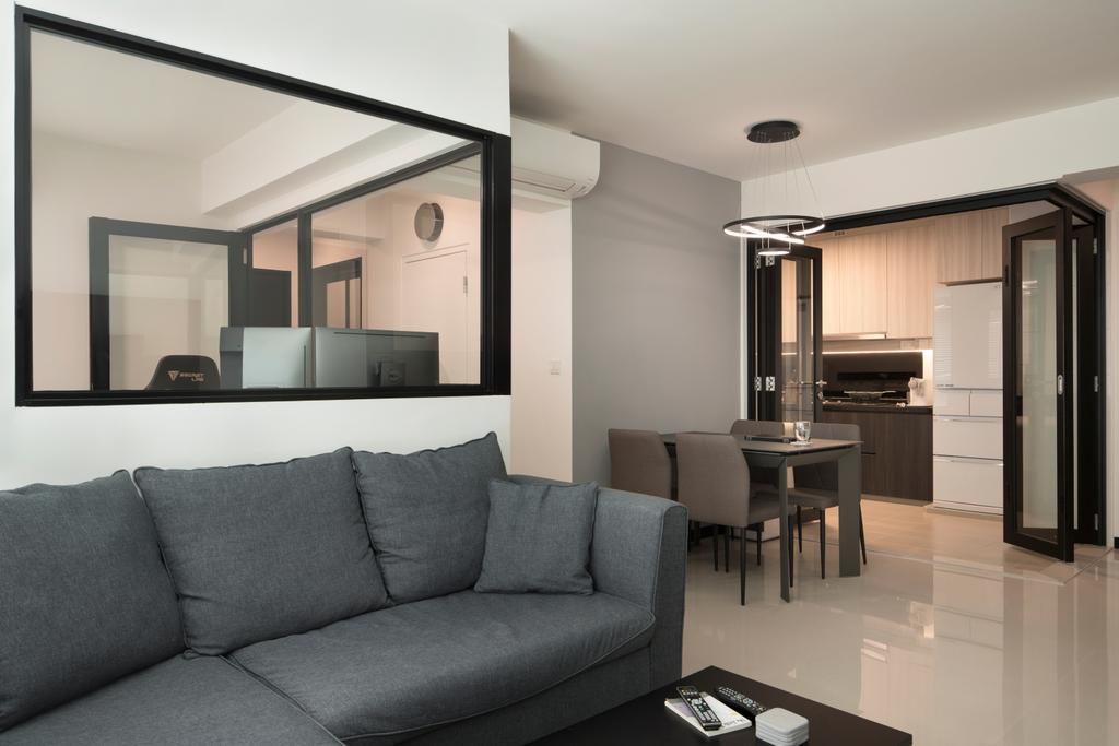 Contemporary, HDB, Living Room, Telok Blangah Street 31, Interior Designer, Aestherior