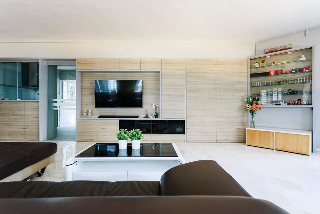 Contemporary, HDB, Living Room, Hougang Street 31, Interior Designer, Hygge Design