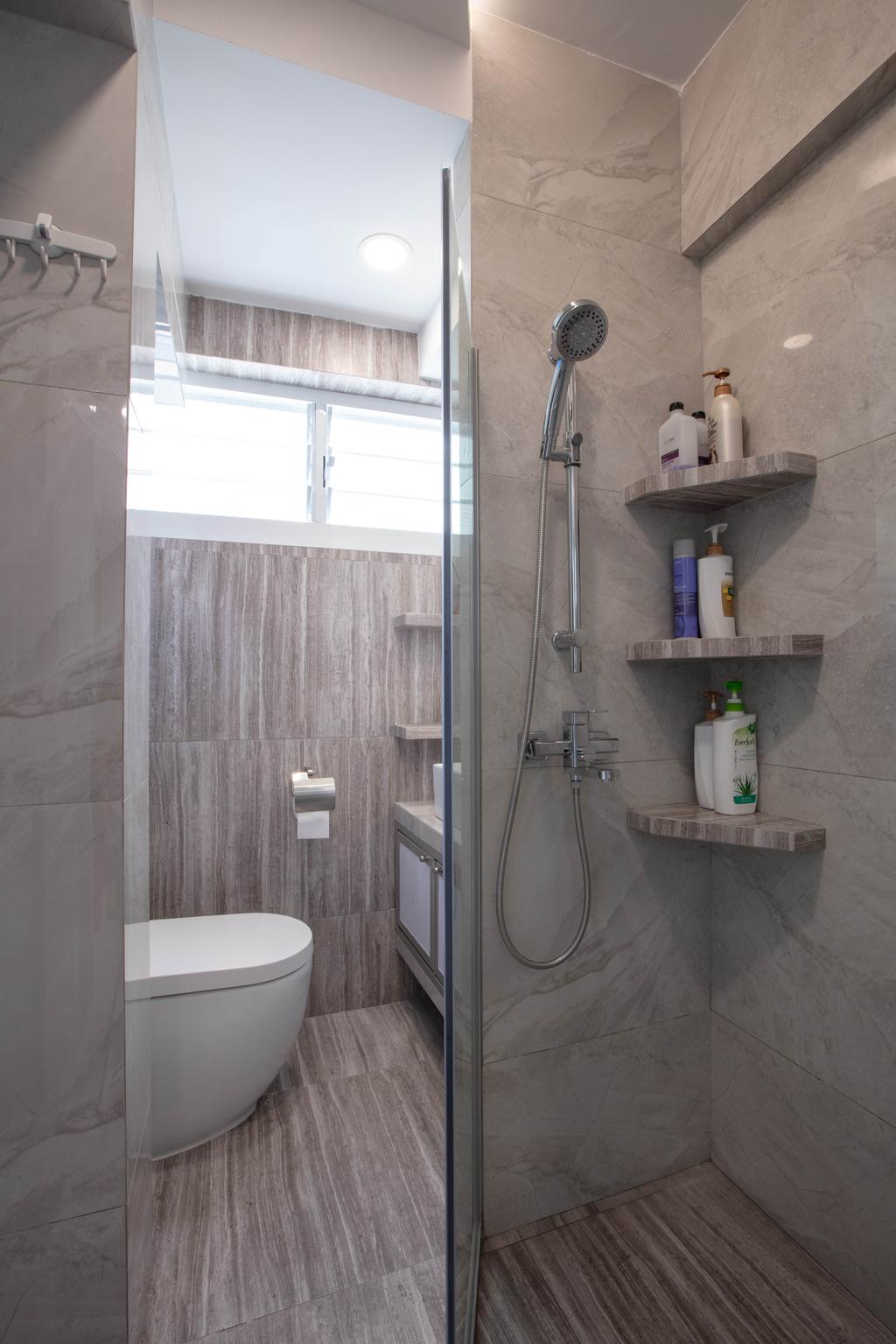 Contemporary, HDB, Bathroom, Bukit Purmei Road, Interior Designer, Starry Homestead