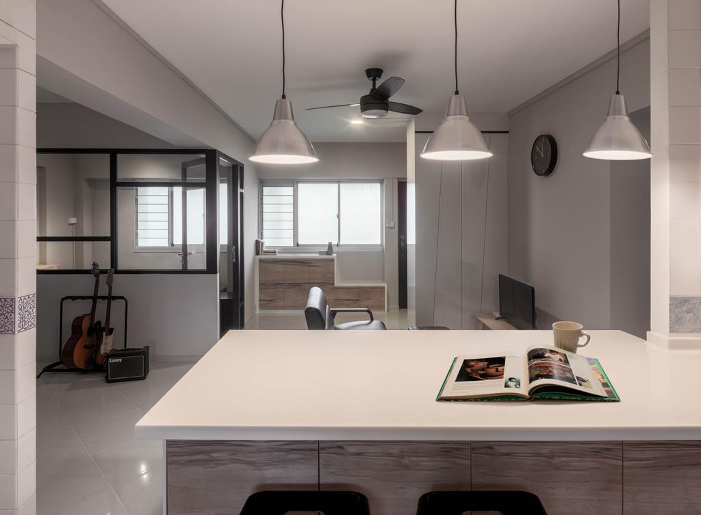 Contemporary, HDB, Living Room, Pasir Ris Street 51, Interior Designer, Weiken.com