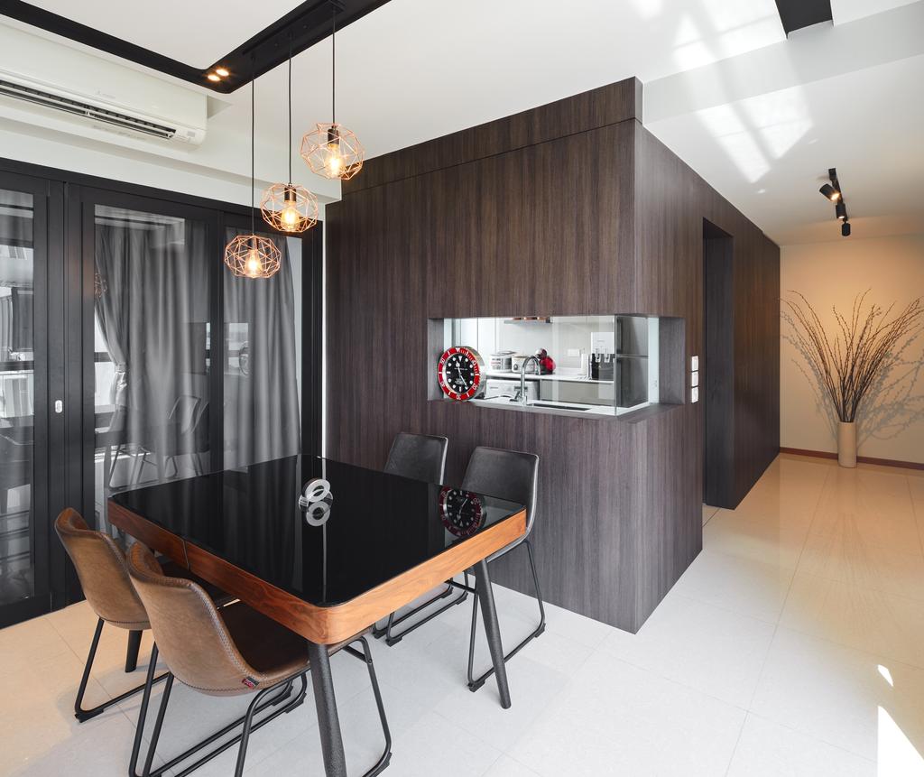 Contemporary, Condo, Dining Room, Vue 8 Residence, Interior Designer, Absolook Interior Design