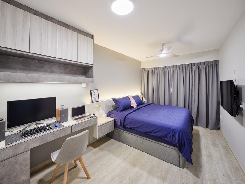 Contemporary, HDB, Bedroom, Canberra Street (Block 129A), Interior Designer, Absolook Interior Design