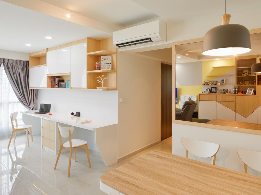Contemporary, HDB, Study, Bukit Batok Street 22 (Block 296A), Interior Designer, Absolook Interior Design