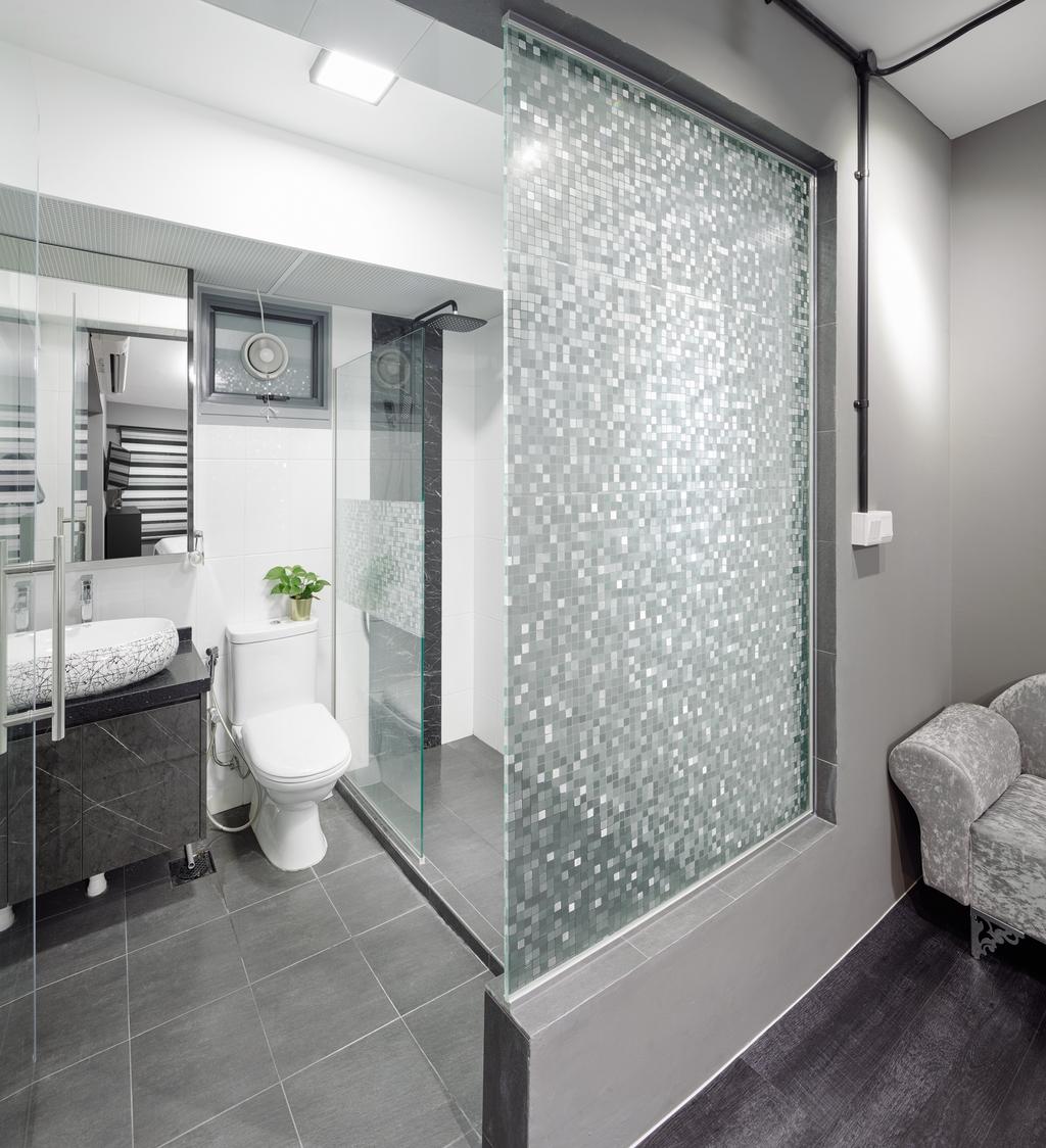 Contemporary, HDB, Bathroom, Edgedale Plains (Block 683B), Interior Designer, Absolook Interior Design