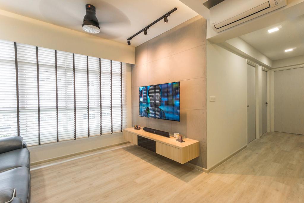 Contemporary, HDB, Living Room, Bukit Batok West Avenue 6, Interior Designer, Flo Design