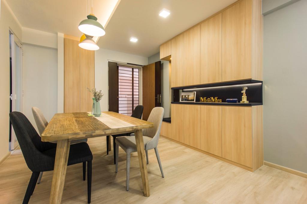 Contemporary, HDB, Dining Room, Bukit Batok West Avenue 6, Interior Designer, Flo Design