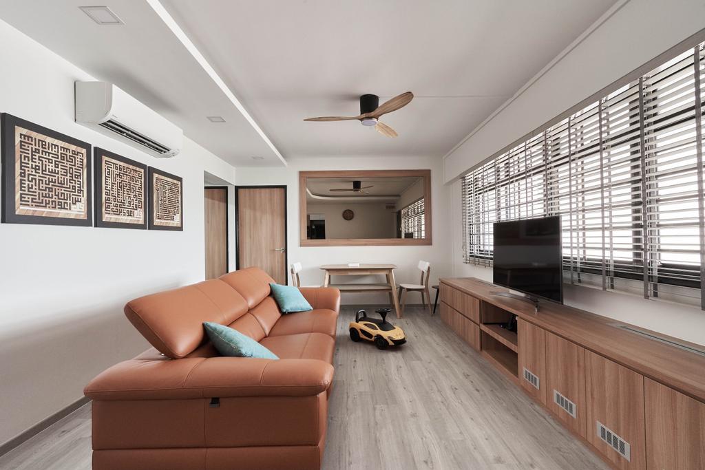 Contemporary, HDB, Living Room, Bukit Panjang Ring Road, Interior Designer, Tab Gallery
