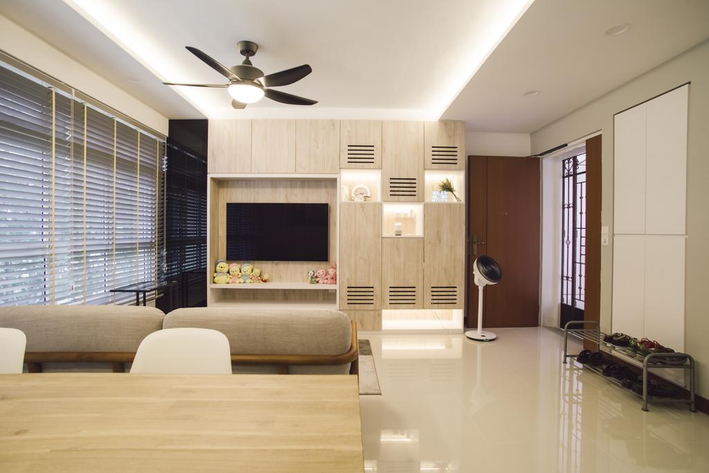 Contemporary, HDB, Living Room, Bukit Batok Avenue 6, Interior Designer, Escapade Studios