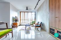 Forget Scandi, It’s Real Retro in This HDB with '70s Style