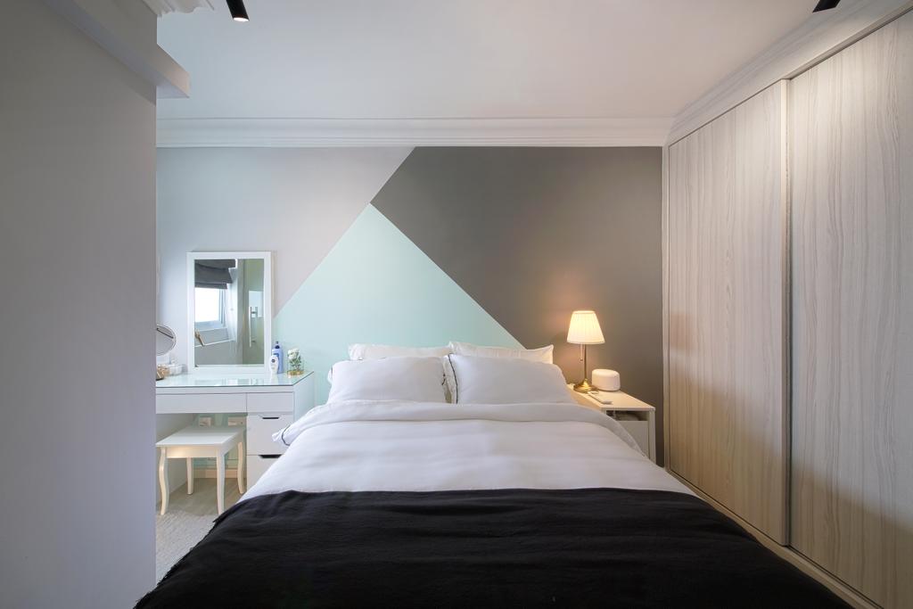 Contemporary, HDB, Bedroom, Bedok North Road, Interior Designer, Dap Atelier
