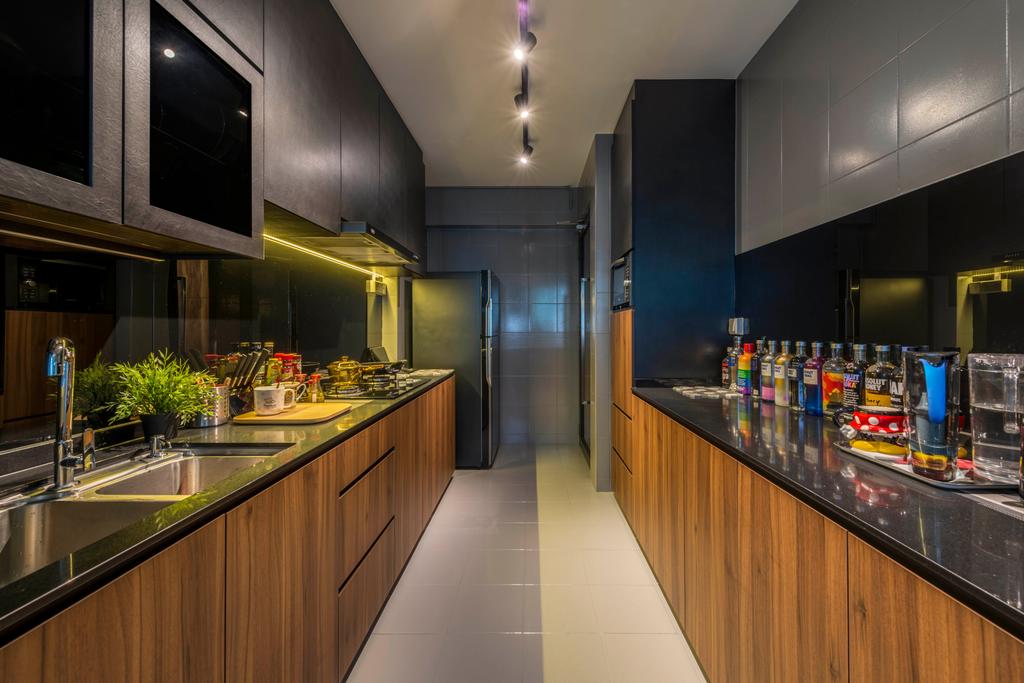 Contemporary, HDB, Kitchen, Yishun Avenue 1, Interior Designer, NID Design Group