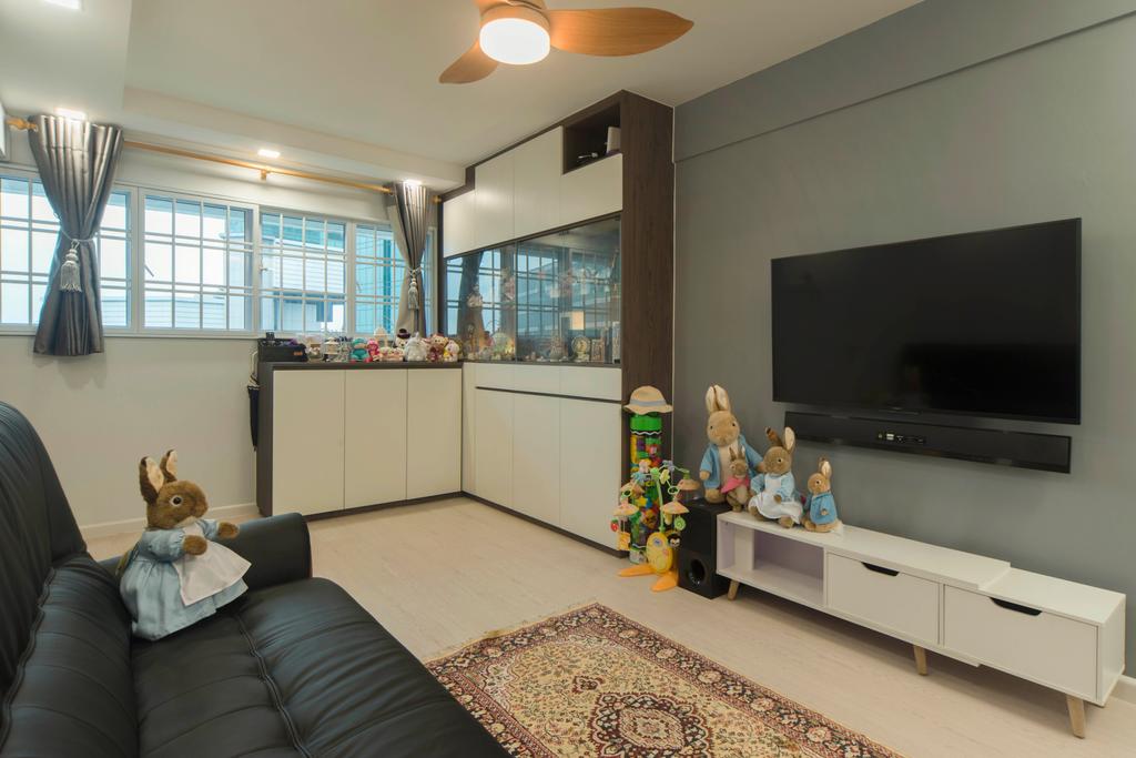 Contemporary, HDB, Living Room, Telok Blangah, Interior Designer, Great Oasis Interior Design