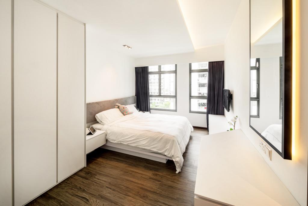 Modern, HDB, Bedroom, Punggol Way (Block 316), Interior Designer, Hygge Design, Minimalist