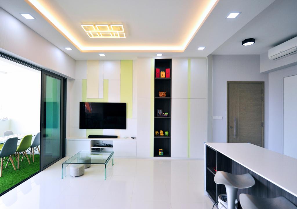 Contemporary, Condo, Living Room, The Terrace, Interior Designer, Omni Design