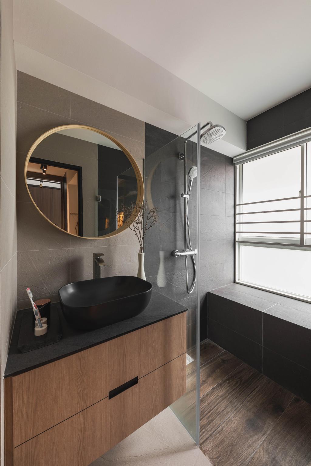 Contemporary, HDB, Bathroom, Ang Mo Kio Street 52, Interior Designer, ARK-hitecture