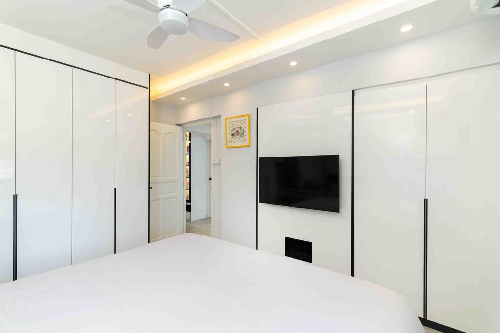 Contemporary, HDB, Bedroom, Tampines Street 12, Interior Designer, Fineline Design