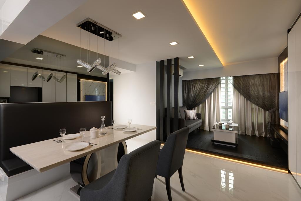 Contemporary, HDB, Dining Room, Telok Blangah Street 31, Interior Designer, Darwin Interior