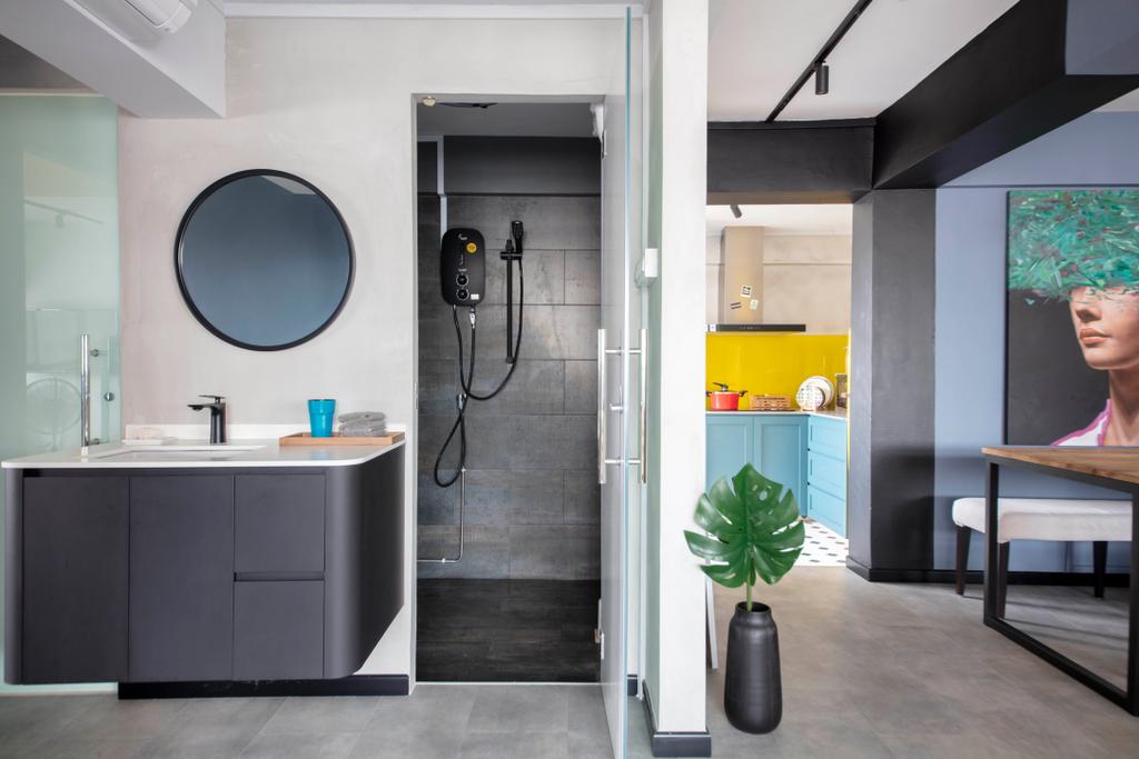 Contemporary, HDB, Bathroom, Lorong 2 Toa Payoh, Interior Designer, Free Space Intent