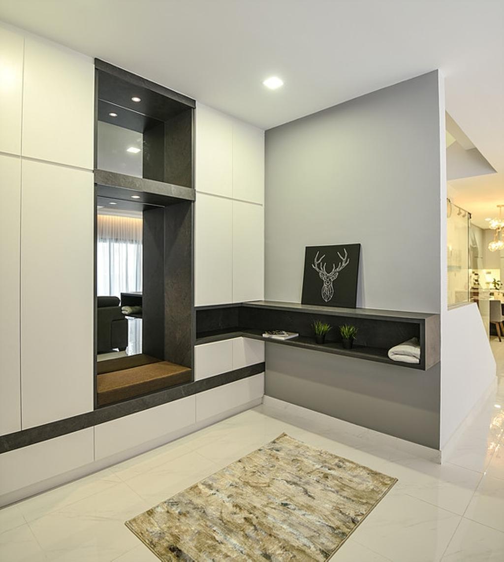 Contemporary, Landed, Living Room, Setia Damai, Interior Designer, IQI Concept Interior Design & Renovation