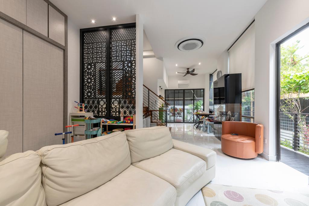 Contemporary, Condo, Living Room, Bukit Teresa Close, Interior Designer, Silvotino Design