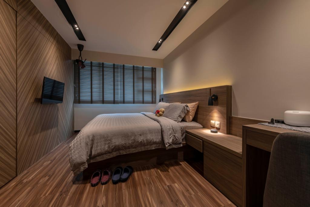 Contemporary, HDB, Bedroom, Sumang Lane, Interior Designer, Fifth Avenue Interior