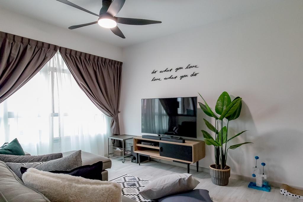 Contemporary, HDB, Living Room, Bukit Batok West Avenue 6, Interior Designer, Style Living Interior