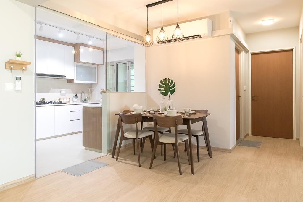 Contemporary, HDB, Dining Room, Canberra Walk, Interior Designer, Style Living Interior