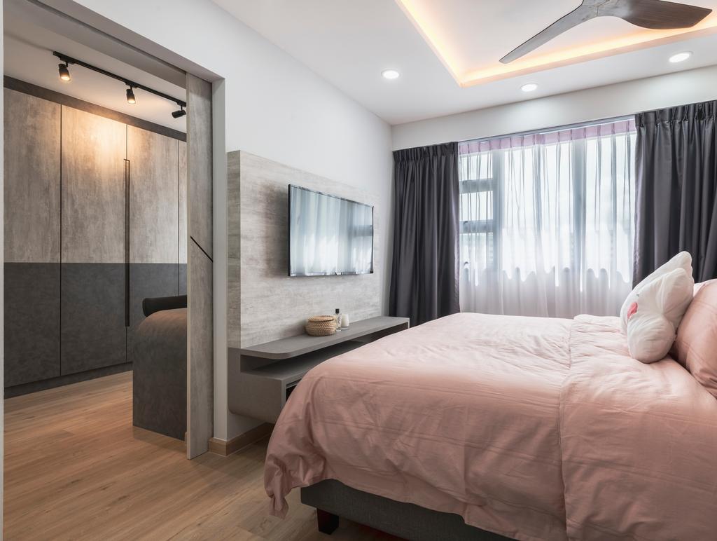 Contemporary, HDB, Bedroom, Sembawang Crescent, Interior Designer, ProjectGuru