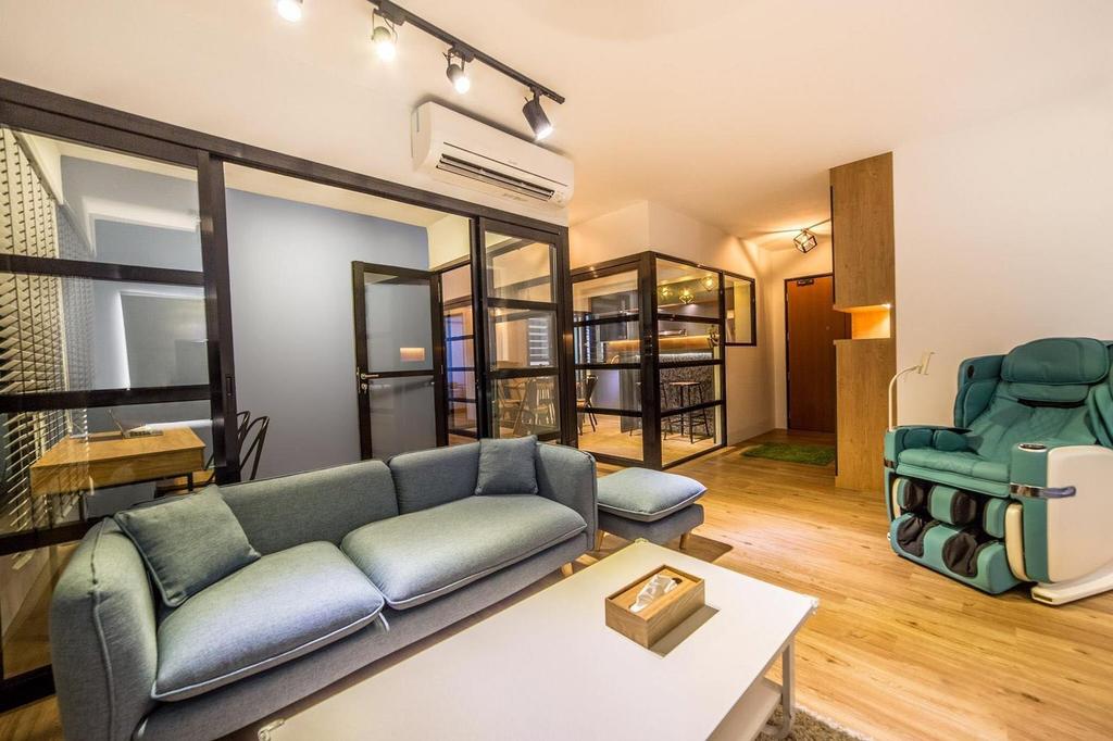 Contemporary, HDB, Living Room, Yishun Avenue 4, Interior Designer, MET Interior