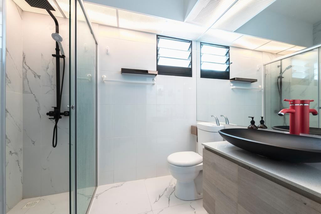 Contemporary, HDB, Bathroom, Buangkok Crescent, Interior Designer, Butler Interior