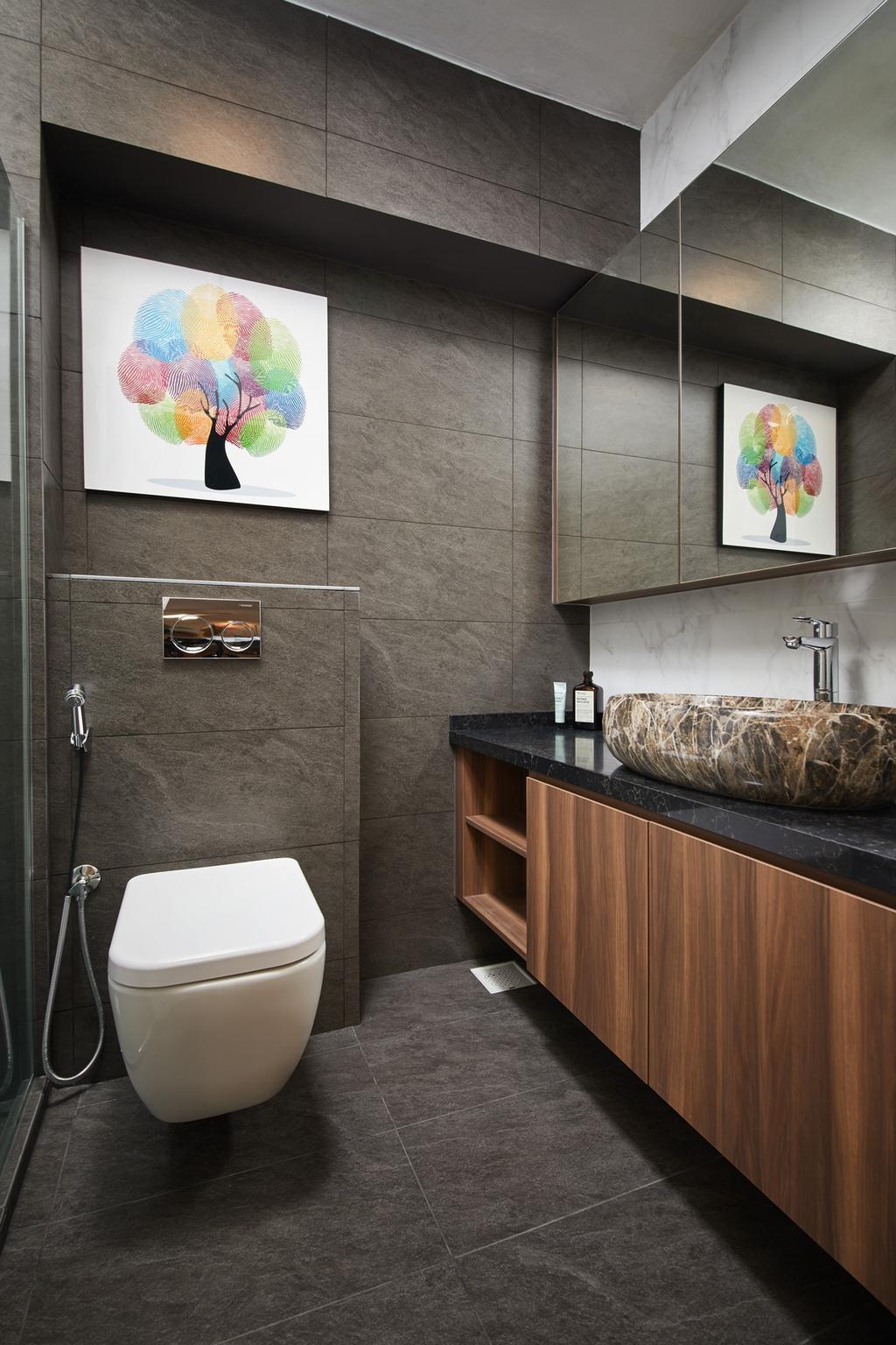 Contemporary, HDB, Bathroom, Gangsa Road, Interior Designer, The Local INN.terior 新家室