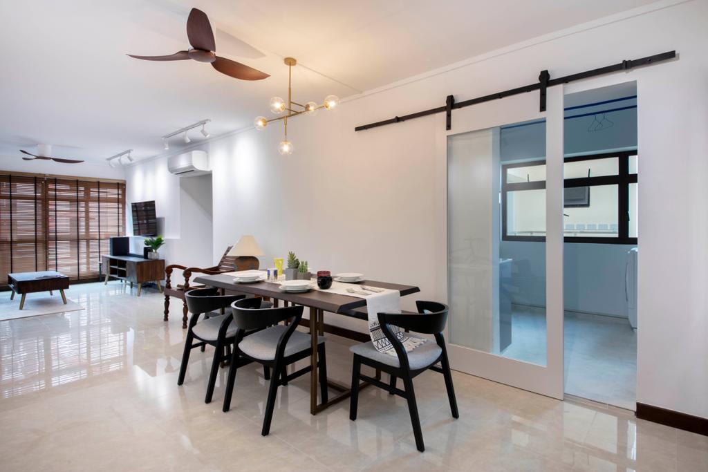 Contemporary, HDB, Dining Room, Fernvale Lane, Interior Designer, Style Living Interior