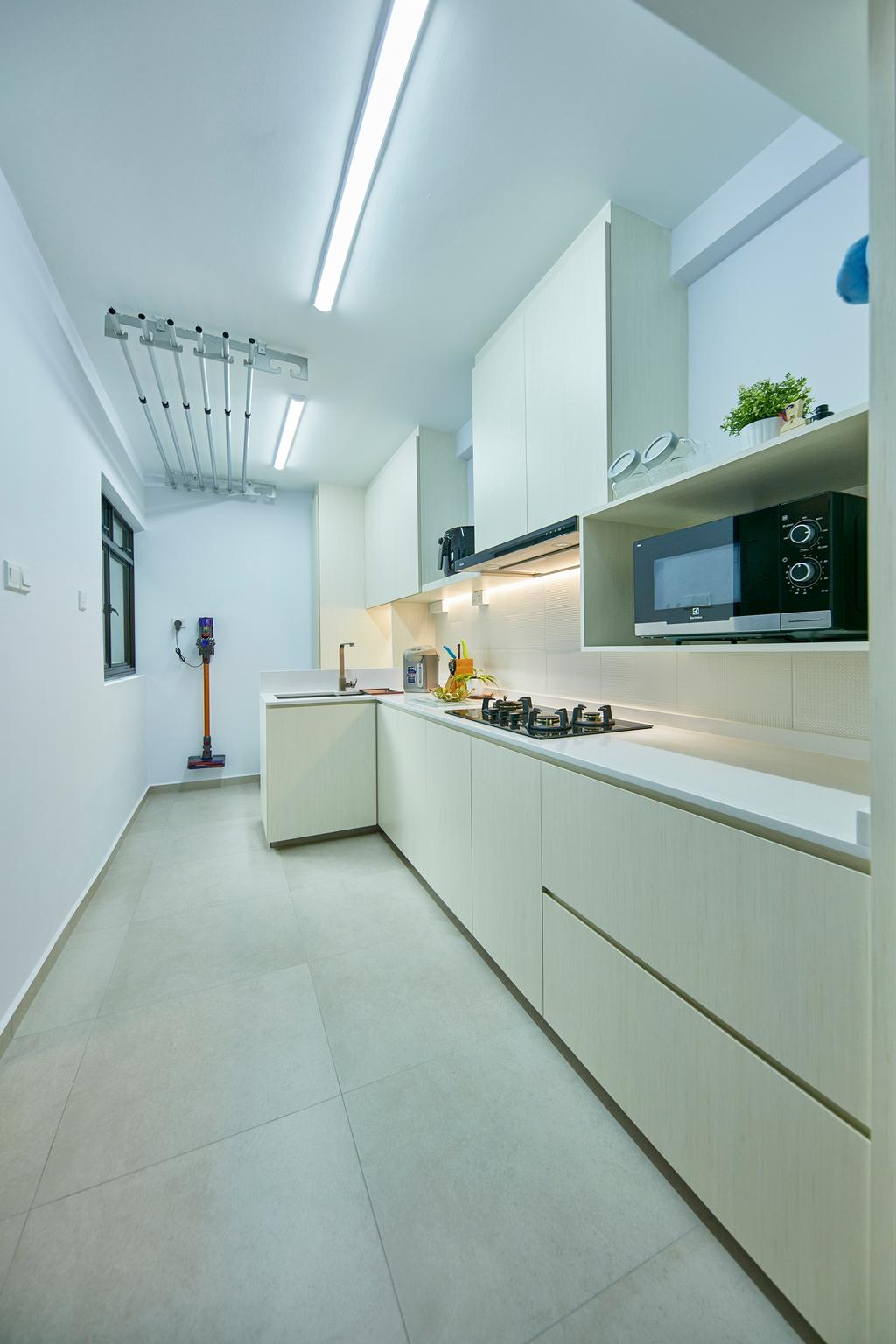 Contemporary, HDB, Kitchen, Cantonment Close, Interior Designer, The Interior Lab