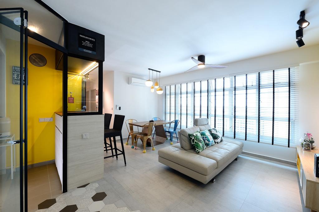 Contemporary, HDB, Living Room, Bukit Batok Street 21, Interior Designer, M Squared Dezign