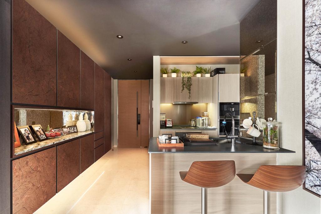 Contemporary, Condo, Kitchen, Duo Residences, Interior Designer, Free Space Intent