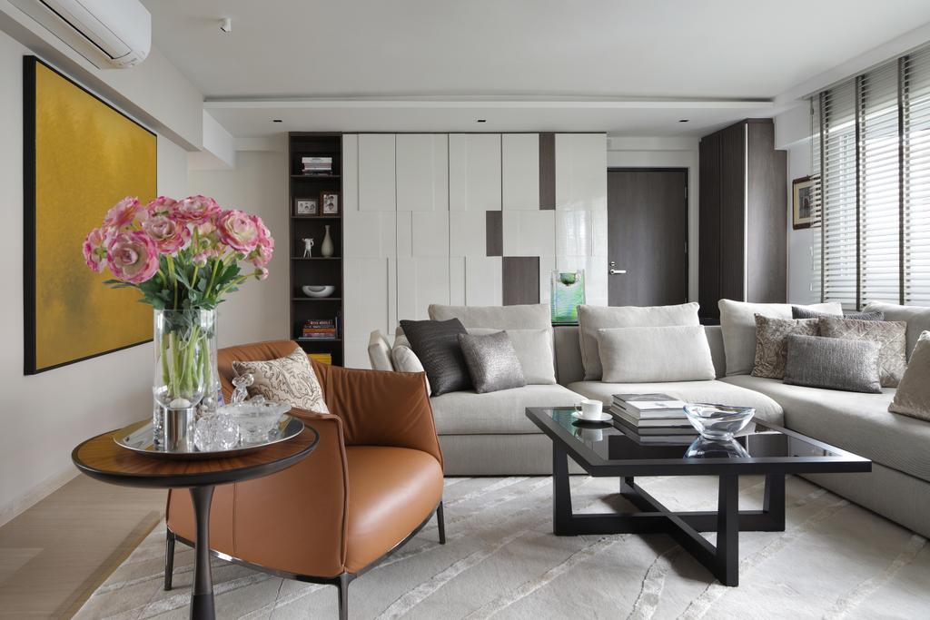 Contemporary, HDB, Living Room, Marsiling Rise, Interior Designer, Prozfile Design