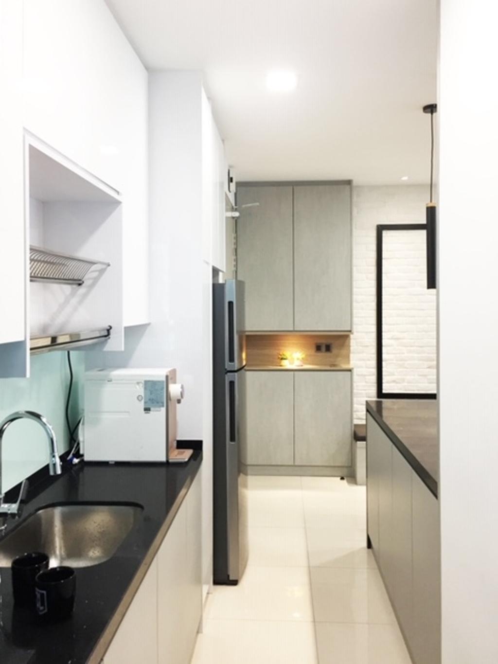 Modern, Apartment, V Residence 2, Sunway Velocity, Interior Designer, Spazio Design Sdn Bhd, Contemporary