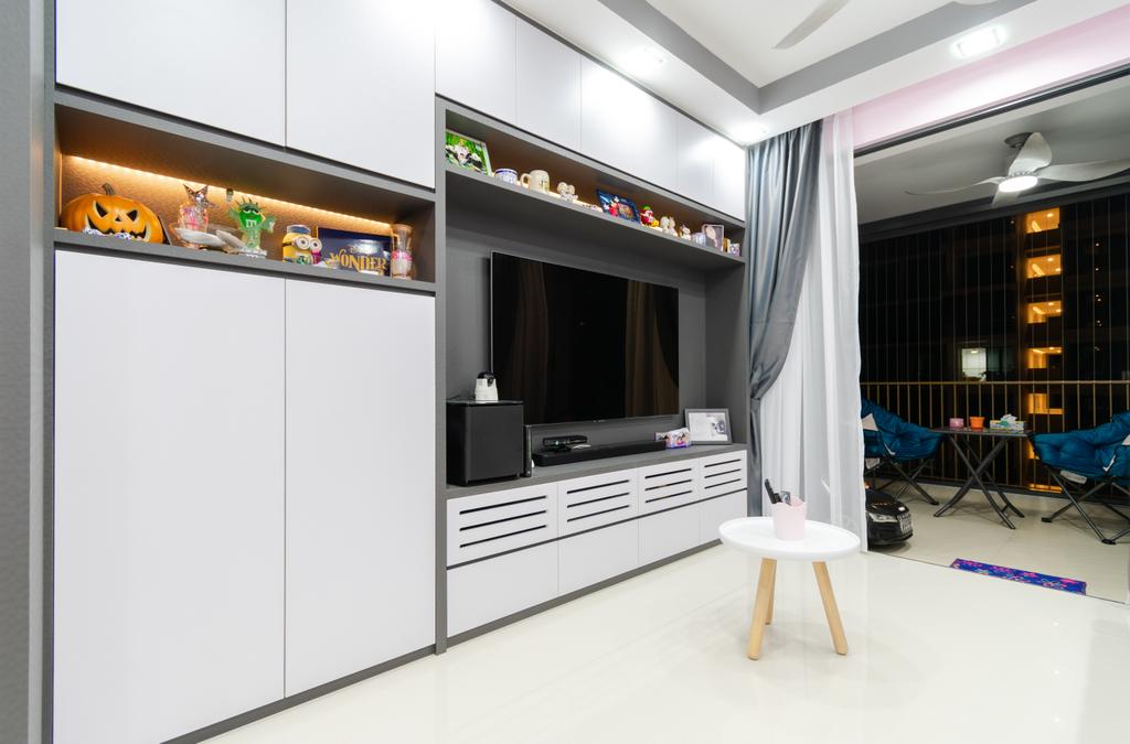 Contemporary, Condo, Living Room, Wandervale, Interior Designer, Yang's Inspiration Design