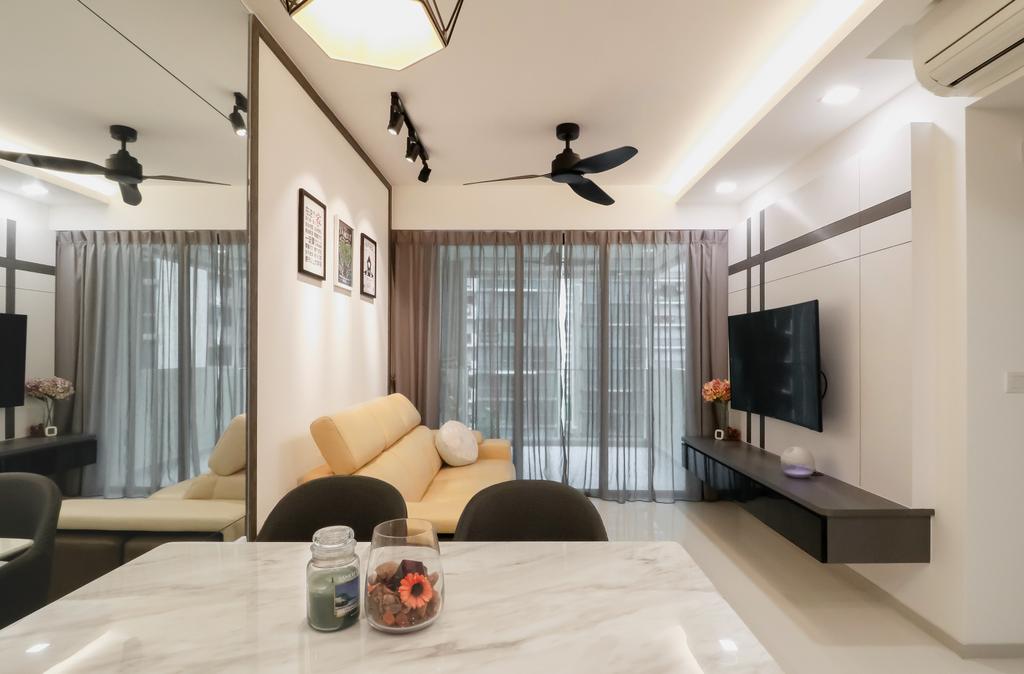 Modern, Condo, Living Room, The Terrace, Interior Designer, Design 4 Space
