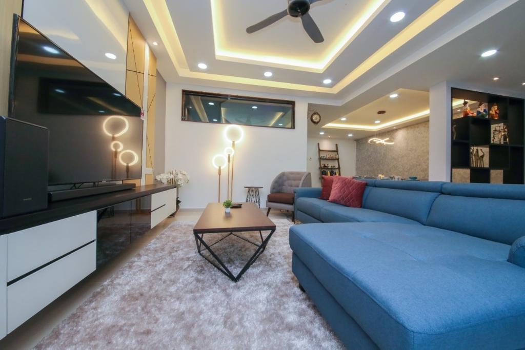 Modern, Landed, Living Room, USJ 20, Selangor, Interior Designer, Muse Design Group Sdn Bhd, Minimalist