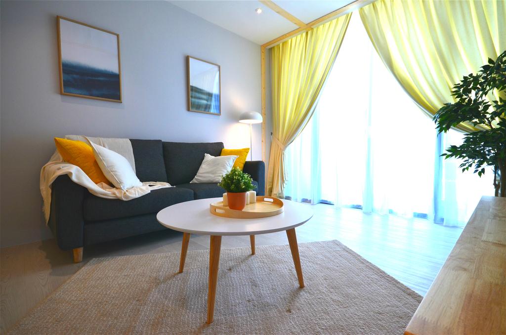 Contemporary, Apartment, Living Room, LakeFront Residence, Selangor, Interior Designer, Anwill Design Sdn Bhd, Minimalist
